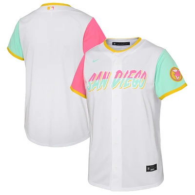 Maillot Nike blanc San Diego Padres City Connect Replica Team pour tout-petit