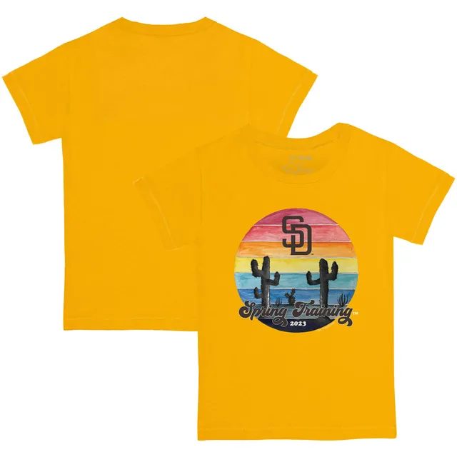 Men's Nike Fernando Tatis Jr. Gold San Diego Padres Name & Number T-Shirt