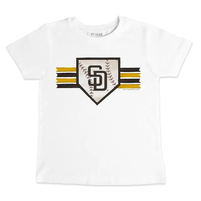 Tiny Turnip San Diego Padres Stega Tee Shirt Women's 3XL / White