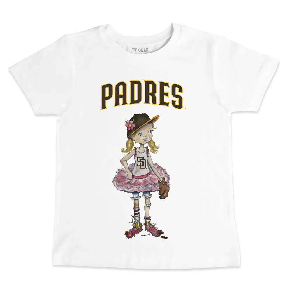 Lids San Diego Padres Tiny Turnip Toddler Baseball Babes T-Shirt