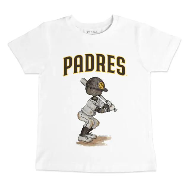 Lids San Diego Padres Tiny Turnip Women's Baseball Love T-Shirt - Gold