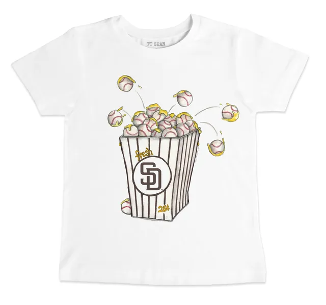 Lids San Diego Padres Tiny Turnip Youth Base Stripe T-Shirt - Gold