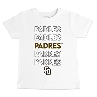 Lids San Diego Padres Tiny Turnip Youth Stacked T-Shirt - White