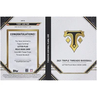 Tony Gwynn San Diego Padres 2021 Topps Triple Threads Game Used Letter Booklet #LPR-TG #1/3 Card
