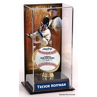 Vitrine d'exposition sublimée du Temple de la renommée des Padres de San Diego de Trevor Hoffman avec image