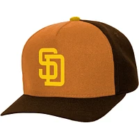 Unisex Mitchell & Ness  Brown San Diego Padres Basic Coop Pro Adjustable Hat