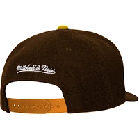 Unisex Mitchell & Ness  Brown San Diego Padres Basic Coop Pro Adjustable Hat