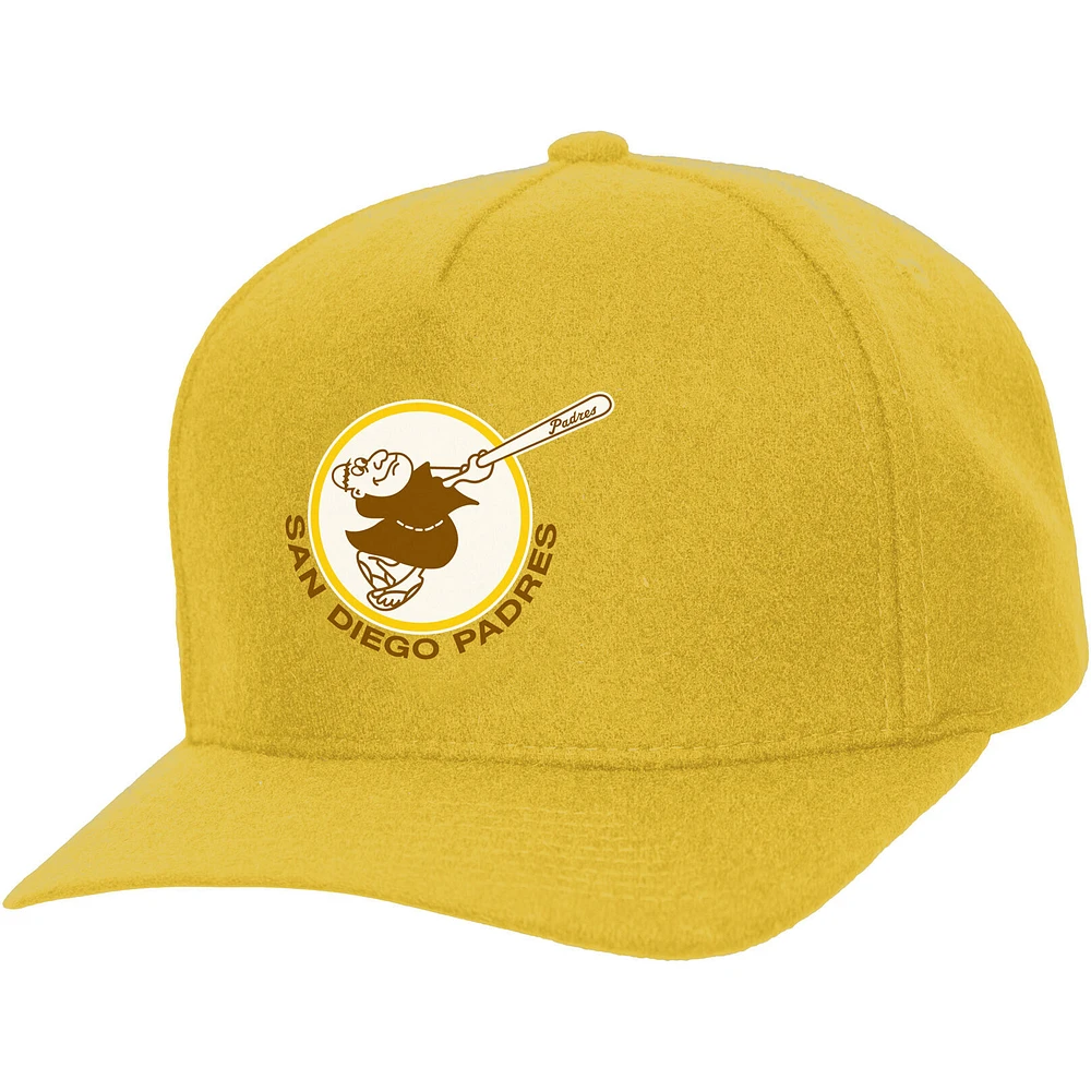 Unisex Mitchell & Ness San Diego Padres Basic Coop Pro Adjustable Hat