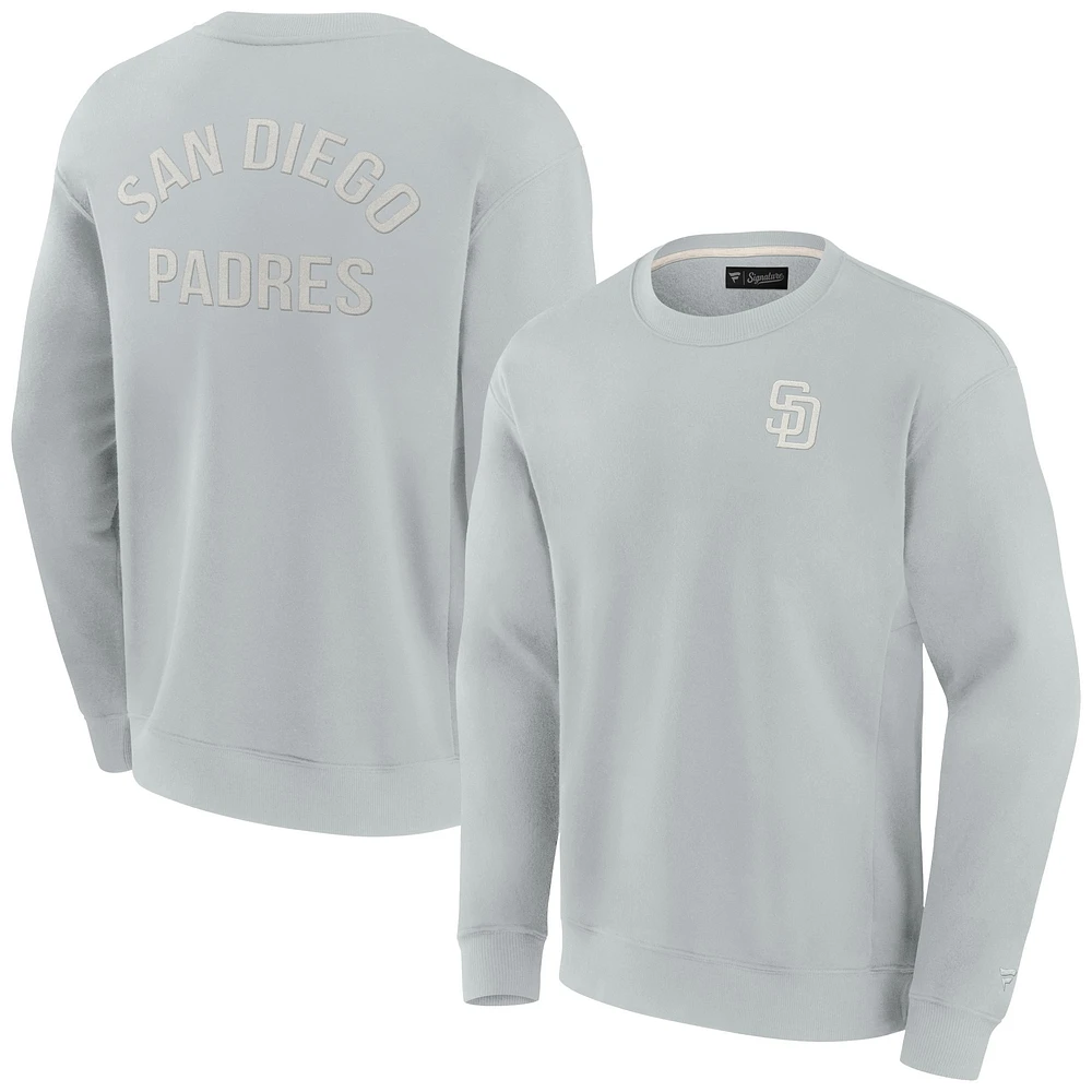 Sweat-shirt unisexe Fanatics gris San Diego Padres super doux