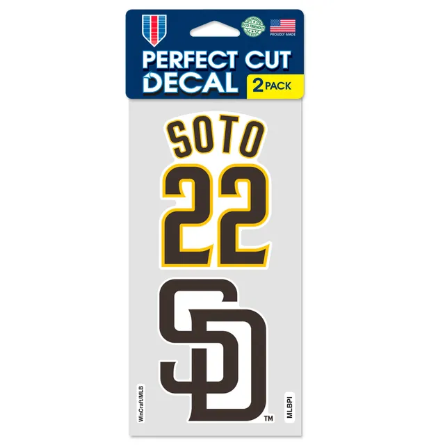 Men's Nike Juan Soto Brown San Diego Padres Name & Number T-Shirt