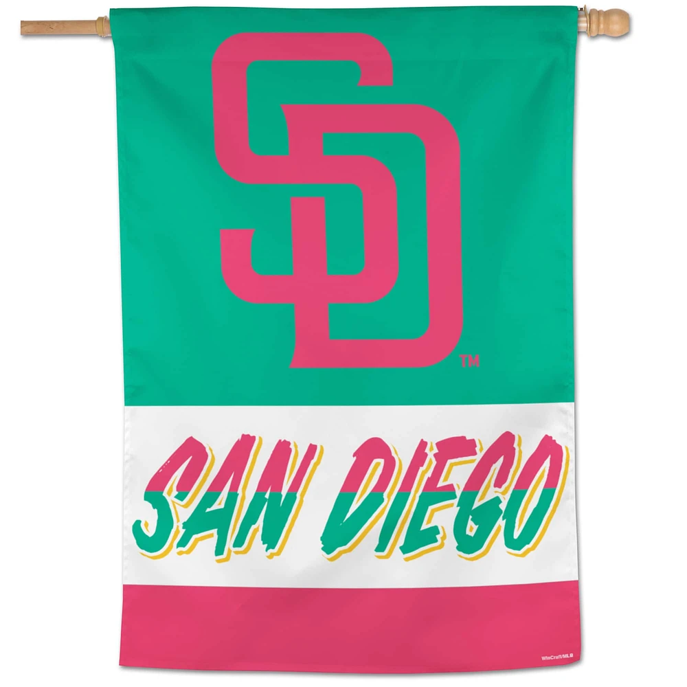 WinCraft San Diego Padres 28" x 40" Single-Sided City Connect Vertical Banner