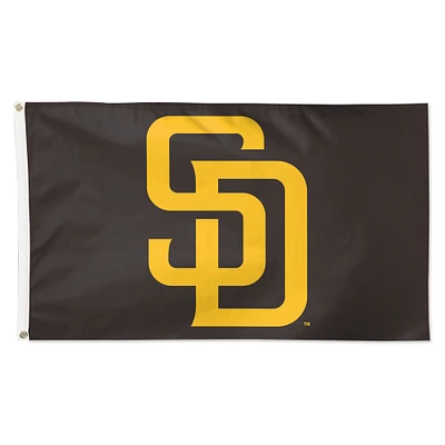 Drapeau simple face WinCraft San Diego Padres 3' x 5' avec logo principal