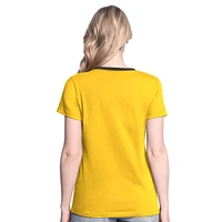 T-shirt doré G-III 4Her pour femme de Carl Banks le terrain des Padres San Diego