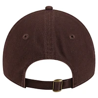 Women's New Era  Brown San Diego Padres Preppy Team 9TWENTY Adjustable Hat