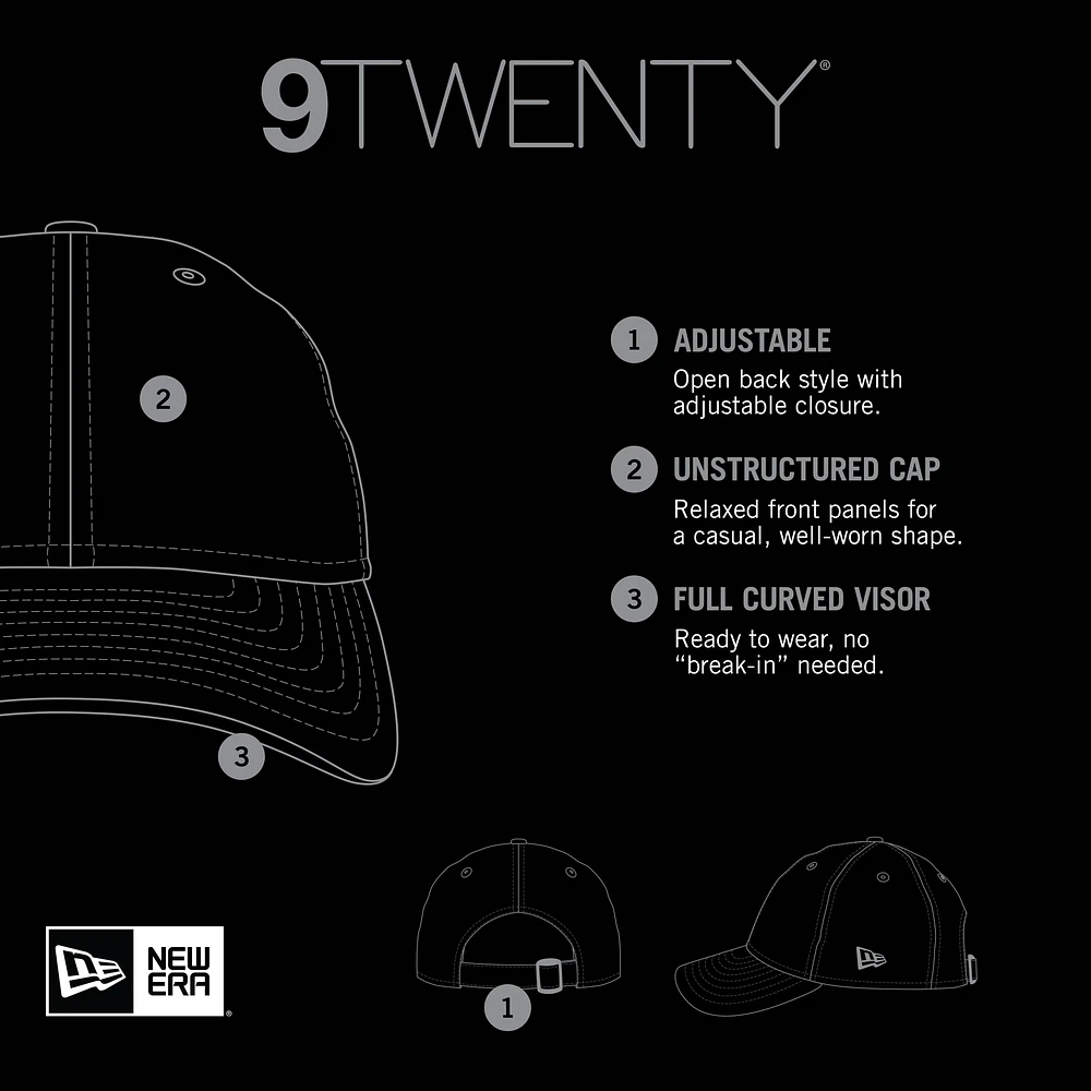 Women's New Era  Brown San Diego Padres Preppy Team 9TWENTY Adjustable Hat