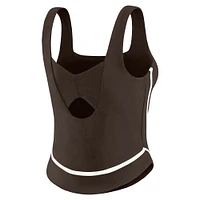 Débardeur à col carré pour femme WEAR by Erin Andrews Brown des Padres de San Diego
