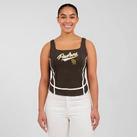 Débardeur à col carré pour femme WEAR by Erin Andrews Brown des Padres de San Diego