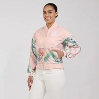 Women's WEAR by Erin Andrews  Sand San Diego Padres Raglan Full-Zip Track Jacket