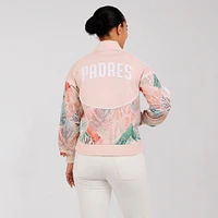 Women's WEAR by Erin Andrews  Sand San Diego Padres Raglan Full-Zip Track Jacket