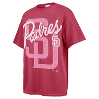 Women's '47 Pink San Diego Padres Dopamine Tradition T-Shirt