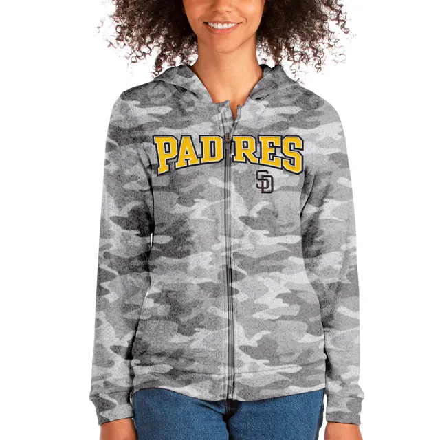 Women's San Diego Padres Nike White City Connect Pregame Performance  Pullover Hoodie