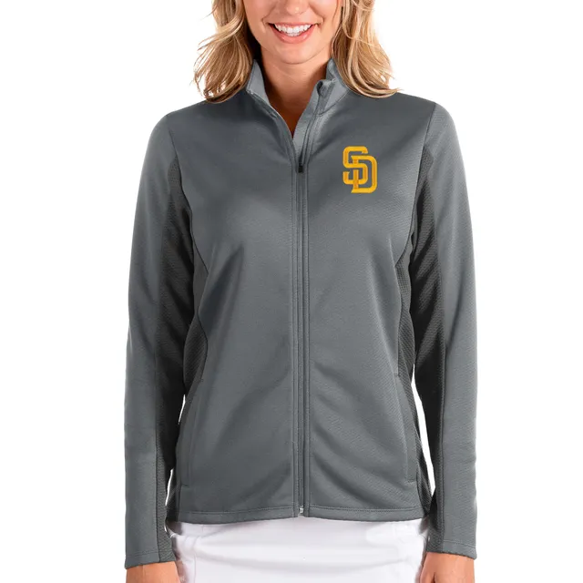 San Francisco 49ers Antigua Links Full-Zip Golf Jacket - Black