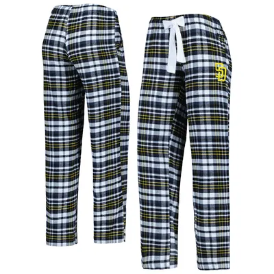 San Diego Padres Concepts Sport Women's Mainstay Flannel Pants - Black