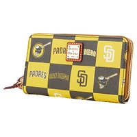 Women's Dooney & Bourke San Diego Padres Game Day Large Zip-Around Wristlet