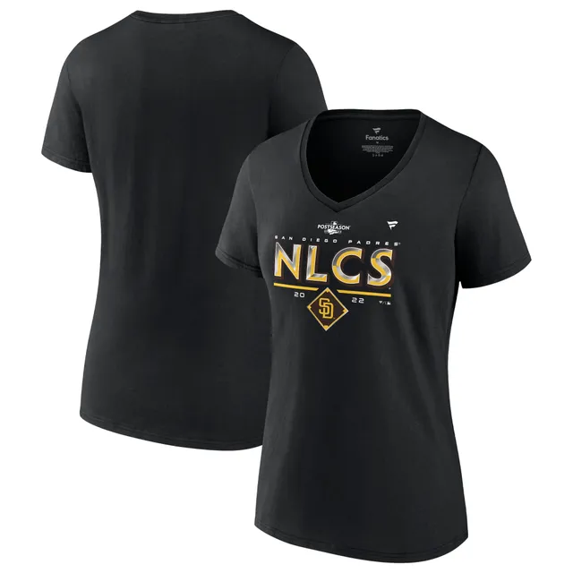 New York Yankees Fanatics Branded Women's 2022 Division Series Winner  Locker Room V-Neck T-Shirt - Black