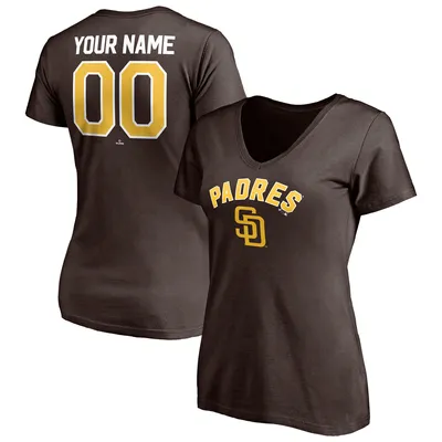 Nike Women's San Diego Padres Yellow Pride V-Neck T-Shirt