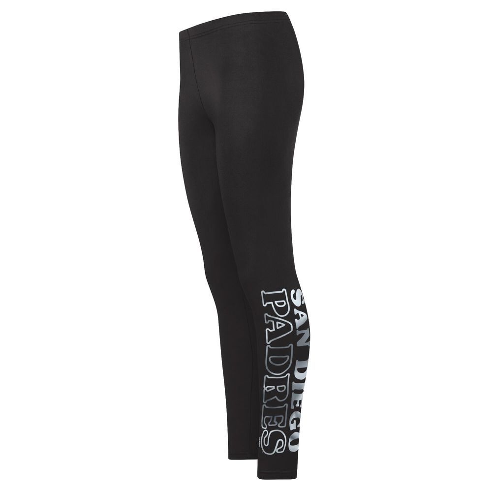 Women's G-III 4Her by Carl Banks Black San Diego Padres Stadium - Leggings