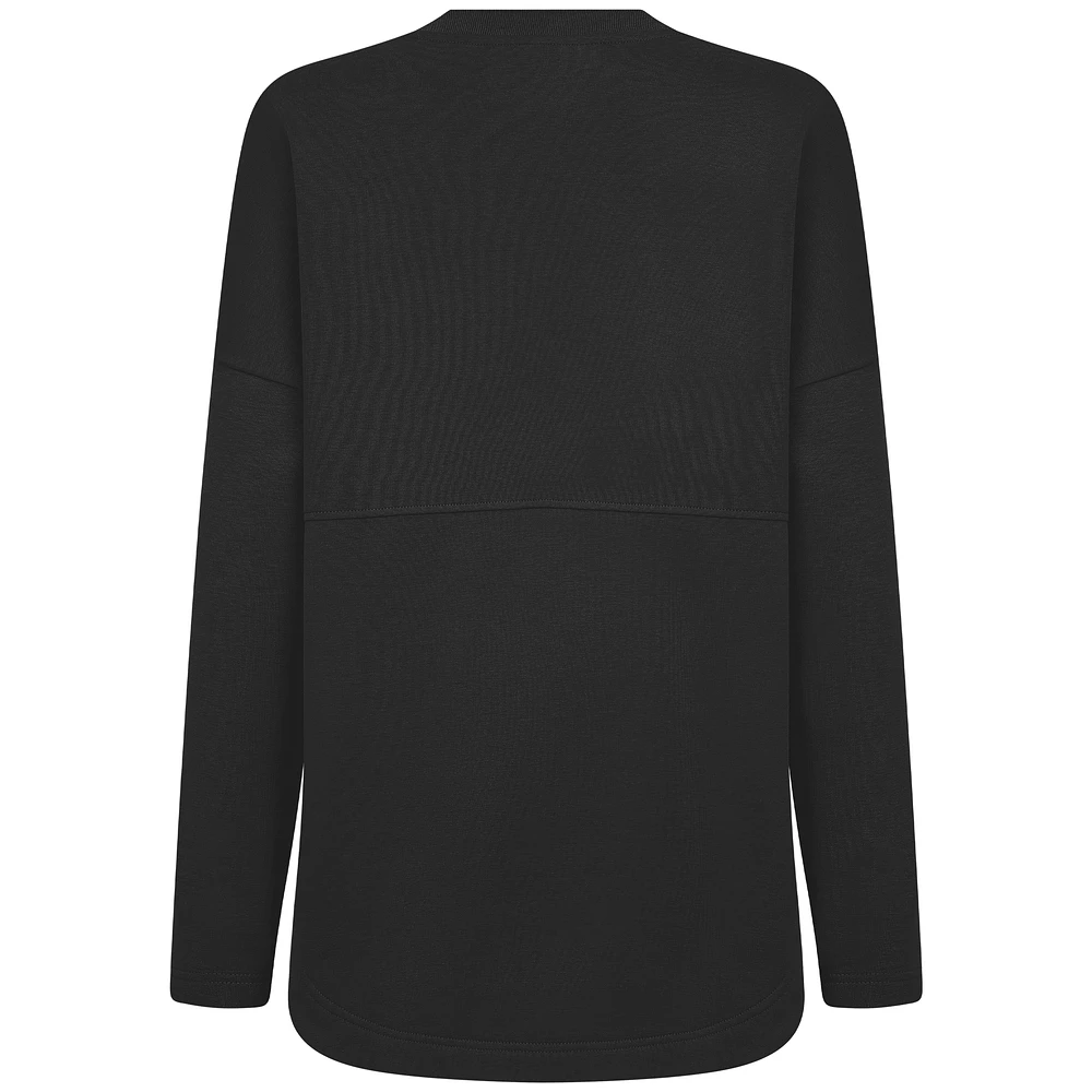 Women's Levelwear Black San Diego Padres Accolade Beaudry Express Pullover Sweatshirt