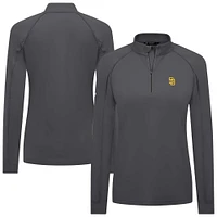 Haut à glissière quart de tour Kinetic Insignia 2.0 anthracite Levelwear pour femme des Padres San Diego