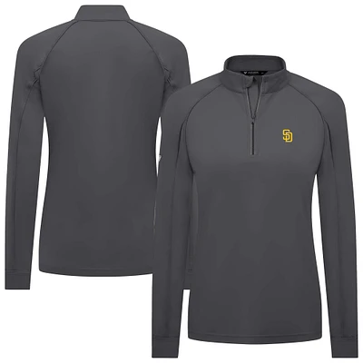 Haut à glissière quart de tour Kinetic Insignia 2.0 anthracite Levelwear pour femme des Padres San Diego