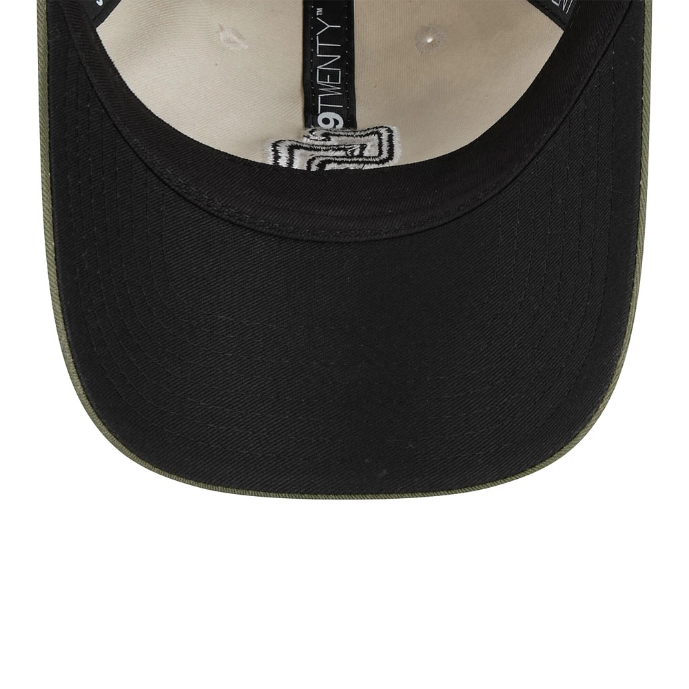 Women's New Era Light Beige/Olive San Diego Padres 2025 Armed Forces Day 9TWENTY Adjustable Hat