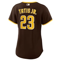 Women's Nike Fernando Tatís Jr. Brown San Diego Padres Road Replica Player Jersey