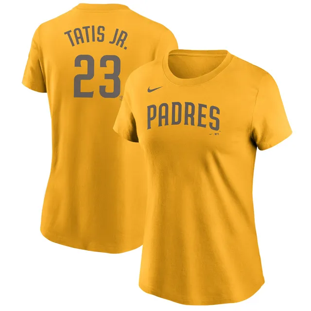 Profile Women's Fernando Tatis Jr. White/Brown San Diego Padres Plus Size Replica Player Jersey