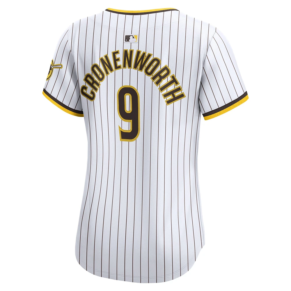 Maillot Nike Jake Cronenworth blanc pour femme, édition limitée, domicile des Padres de San Diego