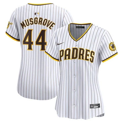 Women's Nike Joe Musgrove White San Diego Padres Home Limited Player Jersey