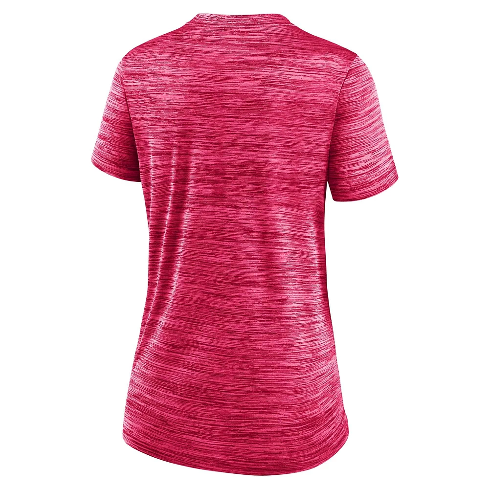 Women's Nike Pink San Diego Padres Authentic Collection City Connect Velocity Performance T-Shirt