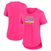T-shirt Nike MLB City Connect Lockup Triblend pour femme, Padres 6CV V110793, TEELADTRI NKMV-6CV-PYP-4JY #20