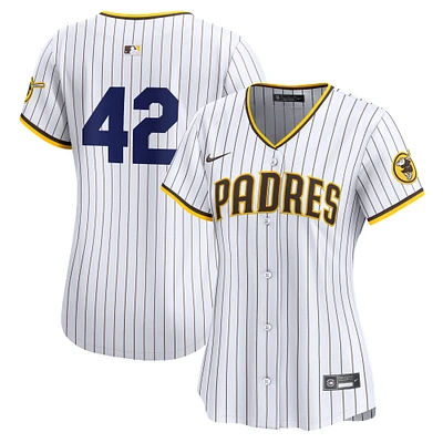 Maillot Nike pour femme blanc San Diego Padres 2024 Jackie Robinson Day Home Limited