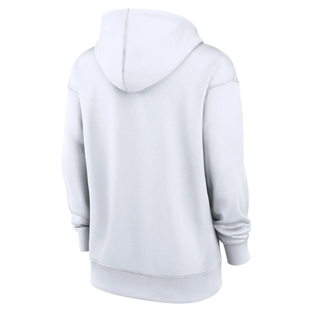 Sweat à capuche Nike City Connect Performance blanc pour femme San Diego Padres Authentic Collection