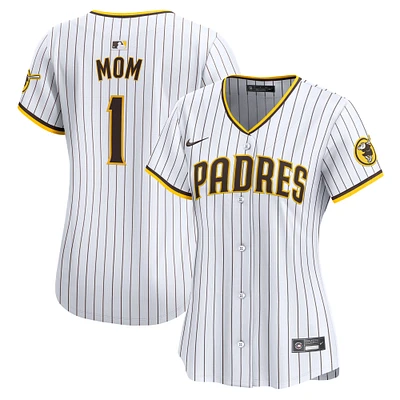 Maillot Nike blanc San Diego Padres #1 Mom Home Limited pour femme