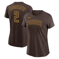 Lids San Diego Padres Nike Women's Wordmark T-Shirt - Brown