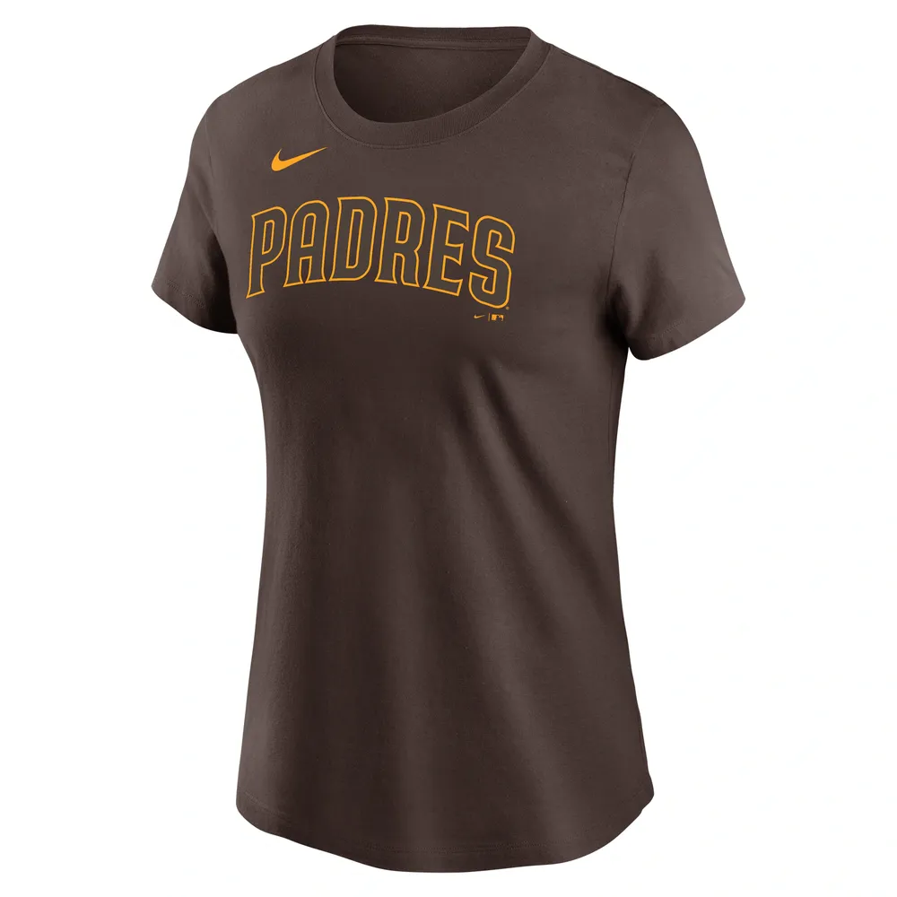 Nike Women's Nike Xander Bogaerts Brown San Diego Padres Name & Number T- Shirt