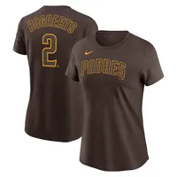 T-shirt avec nom et numéro des San Diego Padres Nike Xander Bogaerts pour femme, marron