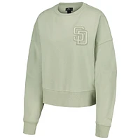 Women's Pro Standard Green San Diego Padres Fleece Pullover Sweatshirt