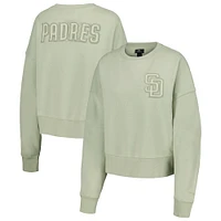 Women's Pro Standard Green San Diego Padres Fleece Pullover Sweatshirt