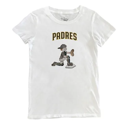 Lids San Diego Padres Tiny Turnip Women's Kate the Catcher T-Shirt - White
